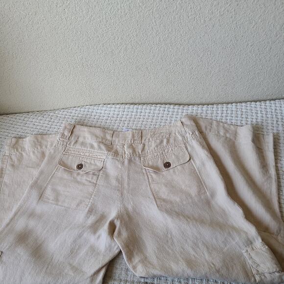 Patagonia Light Beige 100% Hemp Pants Women's Size 10 - Picture 6 of 10